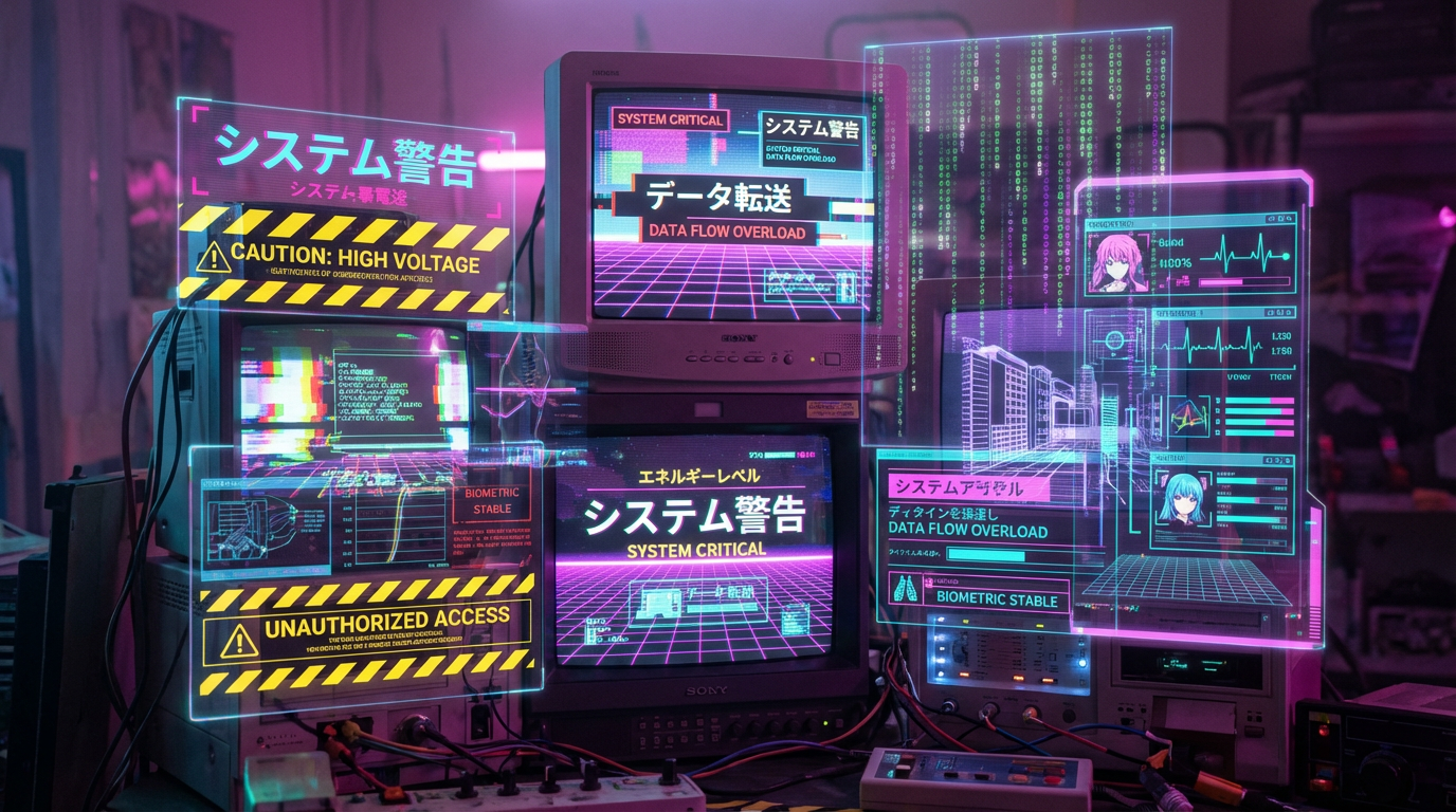 Cyberpunk Neon Dashboard