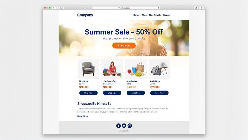 Email Newsletter Template