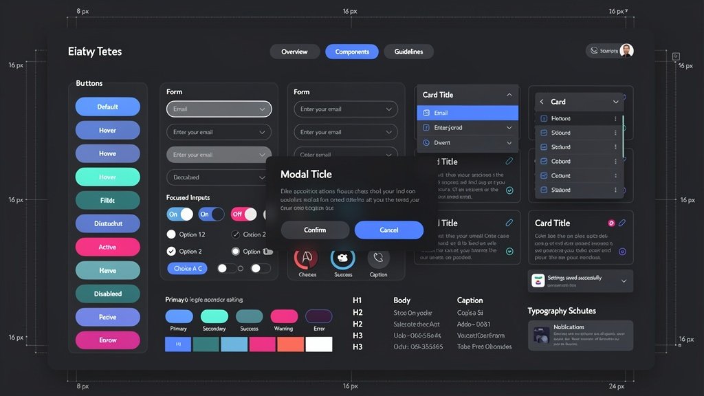 Dark Mode UI Kit