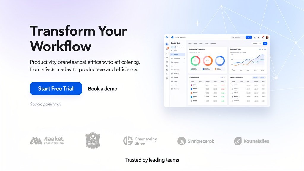 SaaS Hero Section